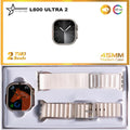 Relógio Inteligente Ultra 9 2024: 2.2" Tela 49mm, Bússola, Série 9